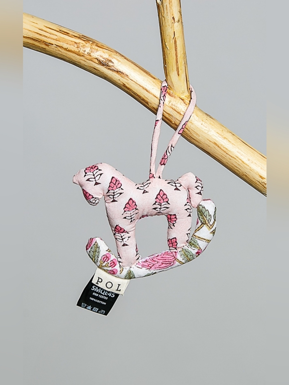 #1542 POL Horse Bag Charm (Pink)